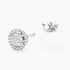 Marc Orian Cadeaux Mariage|Bijoux Diamant > Boucles D'oreilles Puces Soleil D'hiver Or Blanc Diamant