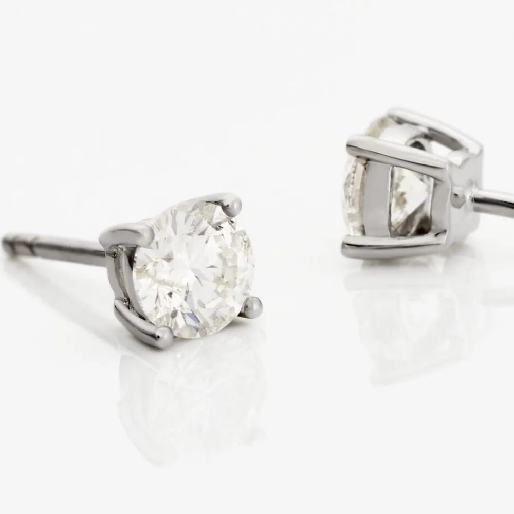 Marc Orian Idées Cadeaux Homme|Anniversaire De Mariage > Boucles D'oreilles Puces Victoria Or Blanc Diamant