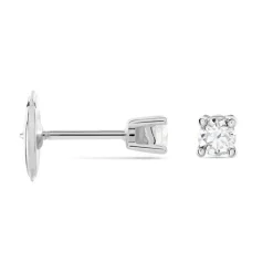 Marc Orian Anniversaire De Mariage|Bijoux Diamant > Boucles D'oreilles Puces Victoria Or Blanc Diamant