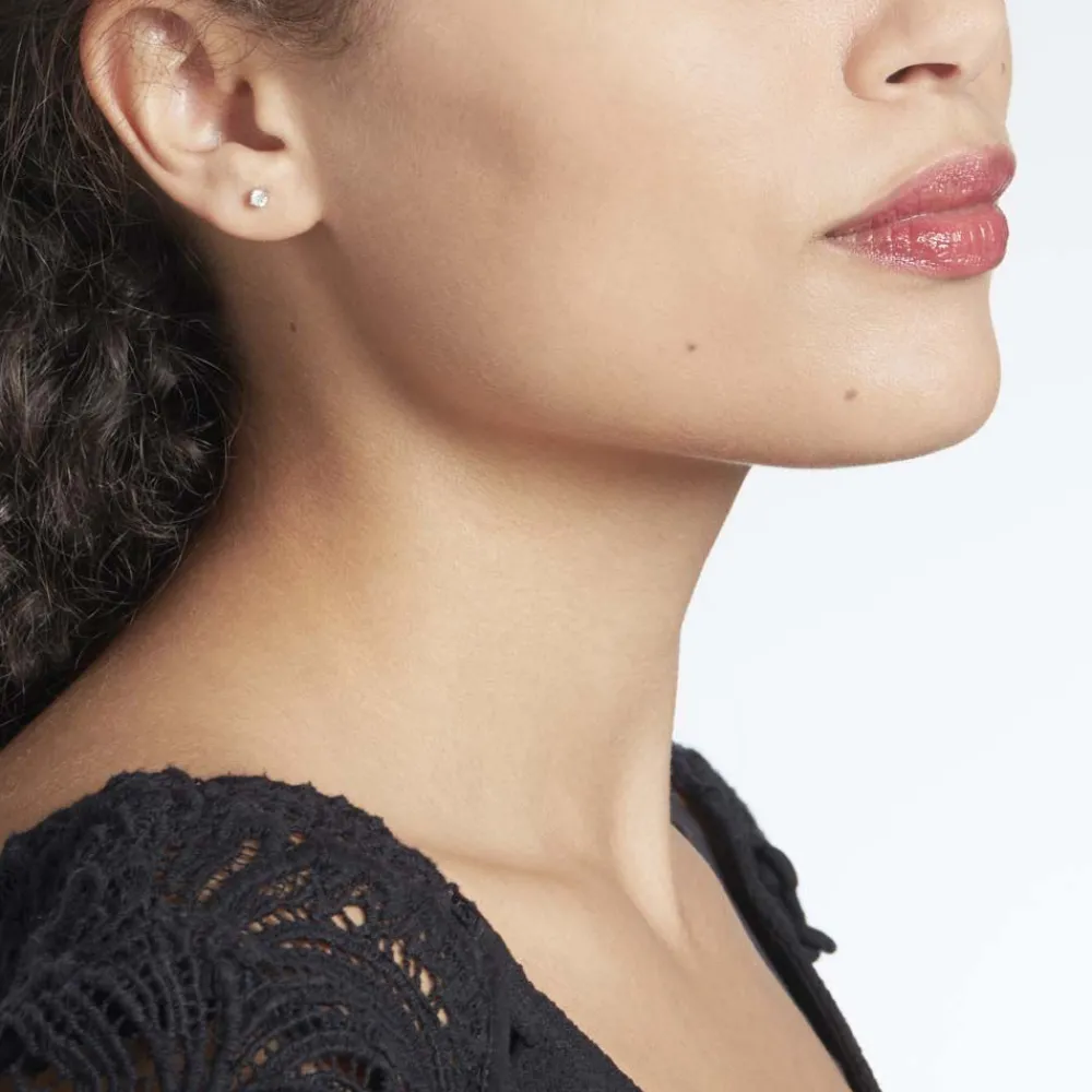 Marc Orian Anniversaire De Mariage|Bijoux Diamant > Boucles D'oreilles Puces Victoria Or Blanc Diamant