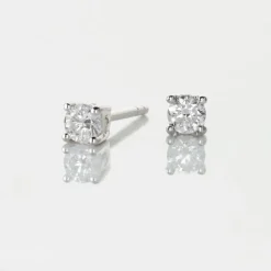 Marc Orian Anniversaire De Mariage|Bijoux Diamant > Boucles D'oreilles Puces Victoria Or Blanc Diamant