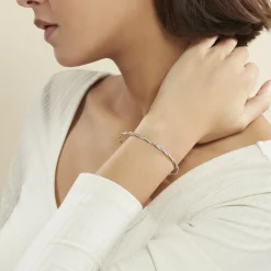 Marc Orian Bracelets|Bijoux Fantaisie > Bracelet Abie Torsade Argent Blanc