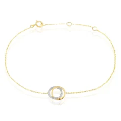 Bracelet Absolu Or Bicolore Diamant
