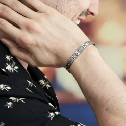 PHEBUS HIM Bracelets Homme|Bracelets Acier Inoxydable > Bracelet Acier Blanc