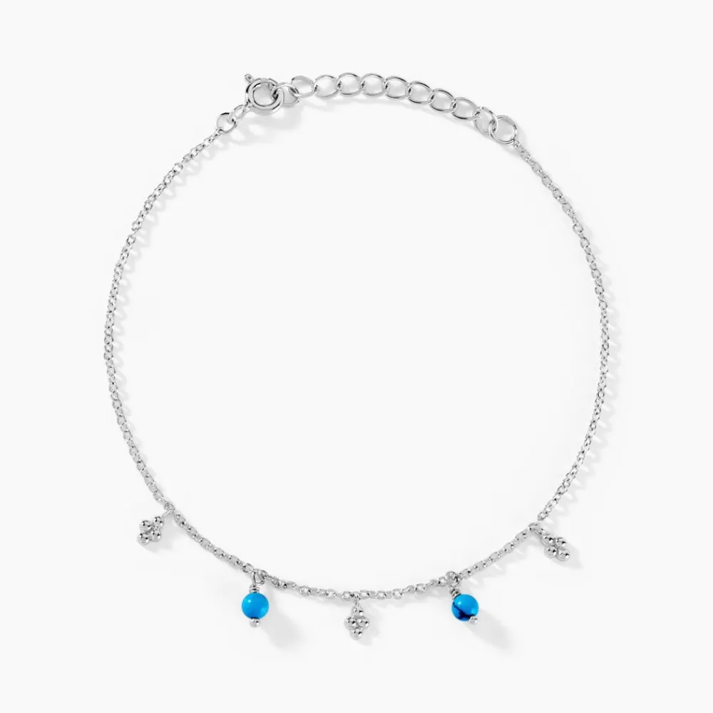 Marc Orian Bracelets|Bijoux Fantaisie > Bracelet Adiva Argent Blanc Turquoise