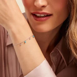 Marc Orian Bracelets|Bijoux Fantaisie > Bracelet Adiva Argent Blanc Turquoise