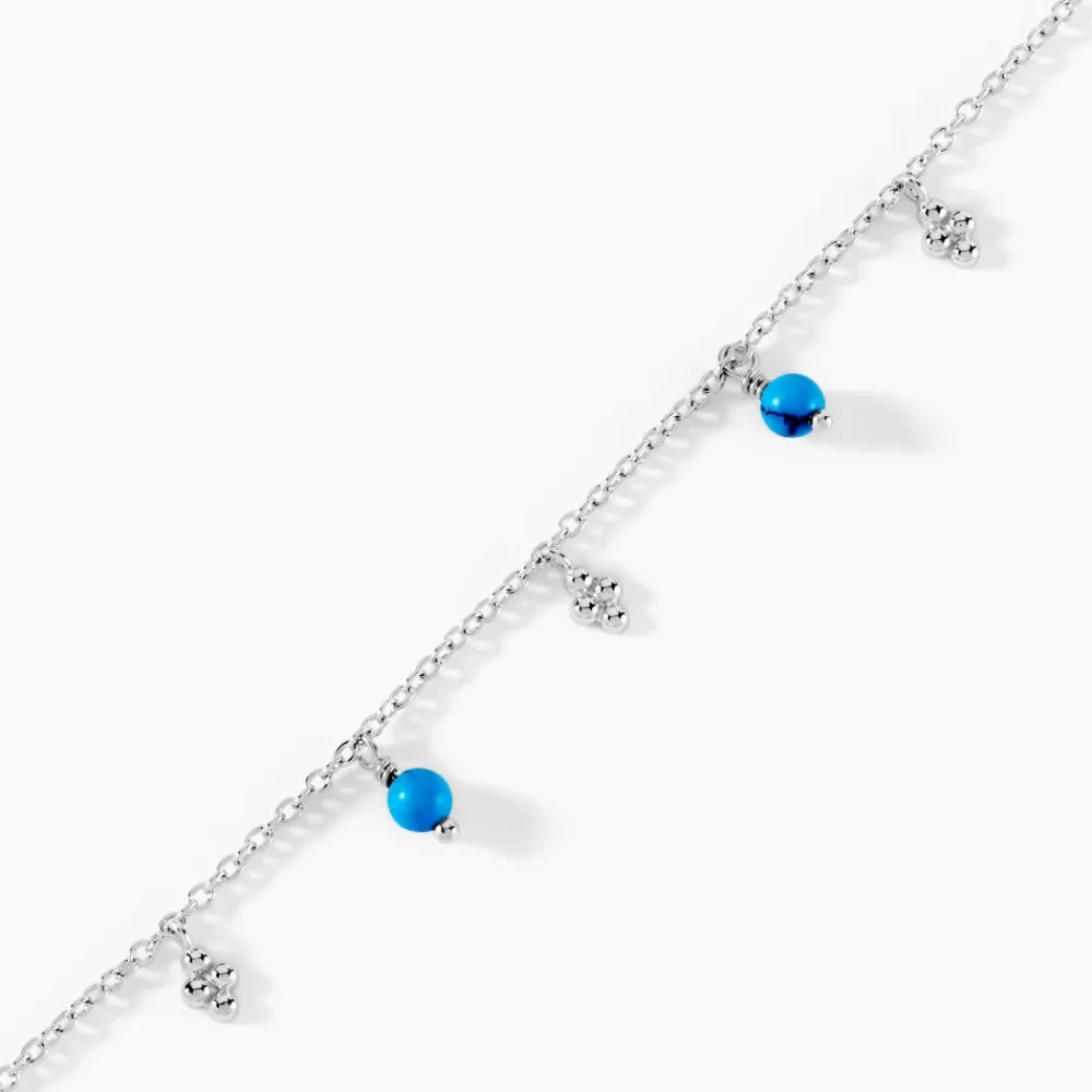 Marc Orian Bracelets|Bijoux Fantaisie > Bracelet Adiva Argent Blanc Turquoise