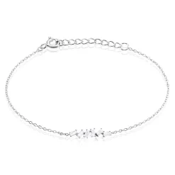 Bracelet Adonia Argent Blanc Oxyde De Zirconium