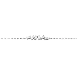 Bracelet Adonia Argent Blanc Oxyde De Zirconium