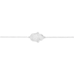 Bracelet Aicha Or Blanc Diamant