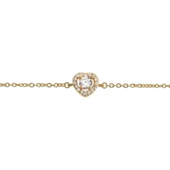 Bracelet Alais Plaque Or Jaune Oxyde De Zirconium