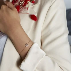 Bracelet Alais Plaqué Or Oxyde De Zirconium