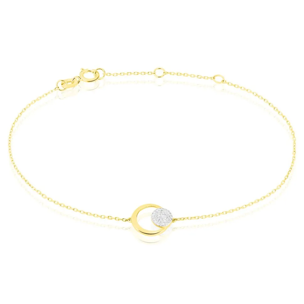 Bracelet Amane Or Jaune Diamant