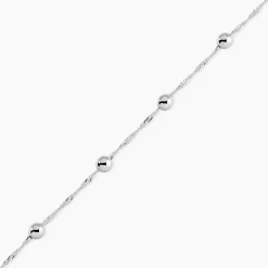 Bracelet Amarylis Argent Blanc