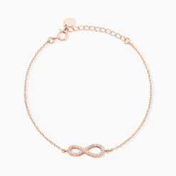 Bracelet Amita Argent Rose Oxyde De Zirconium