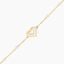 Bracelet Andrieu Or Jaune Perle De Culture