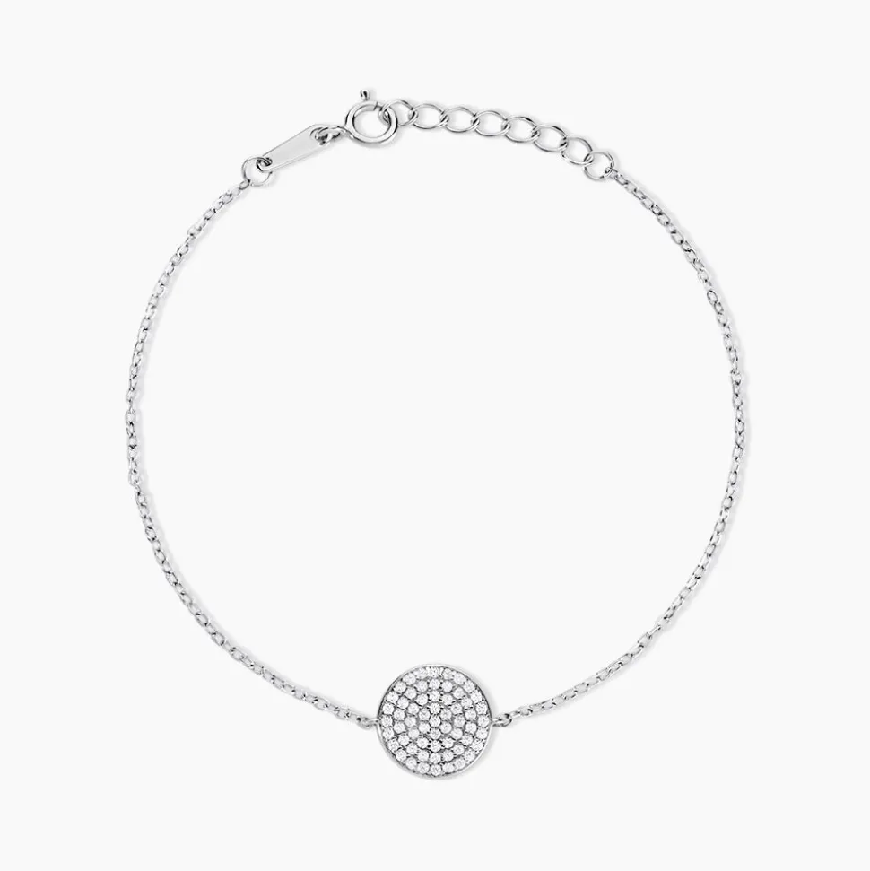 Bracelet Angeles Argent Blanc Oxyde De Zirconium
