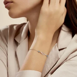 Marc Orian Bracelets|Bijoux Fantaisie > Bracelet Angelika Argent Blanc Pierre De Synthese
