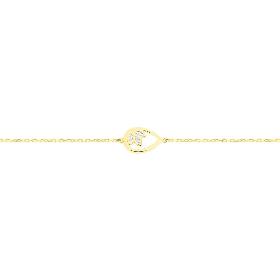 Bracelet Angelyna Or Jaune Diamant