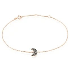 Bracelet Anne-marie Or Rose Diamant