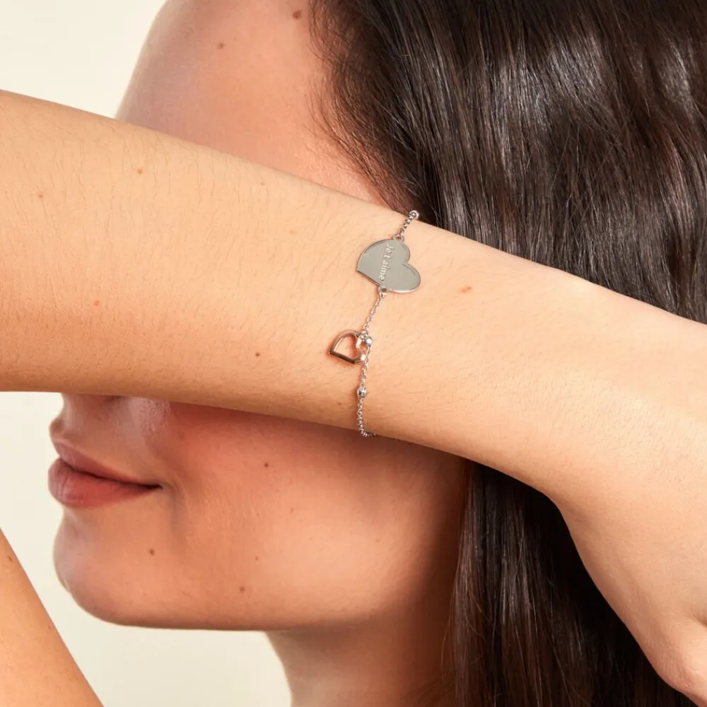 Marc Orian Bracelets|Bijoux Coeur > Bracelet Argent Bicolore Nura