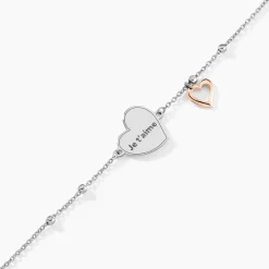 Marc Orian Bracelets|Bijoux Coeur > Bracelet Argent Bicolore Nura