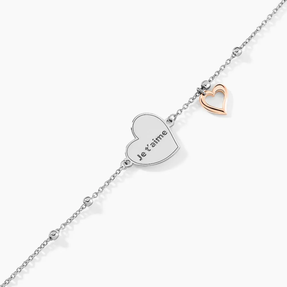 Marc Orian Bracelets|Bijoux Coeur > Bracelet Argent Bicolore Nura