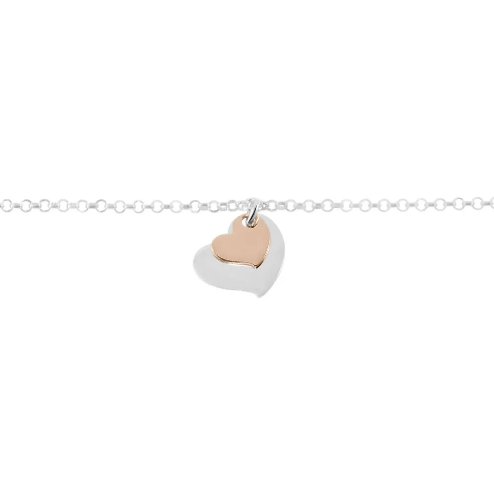 Marc Orian Bracelets|Bijoux Coeur > Bracelet Argent Bicolore Soio