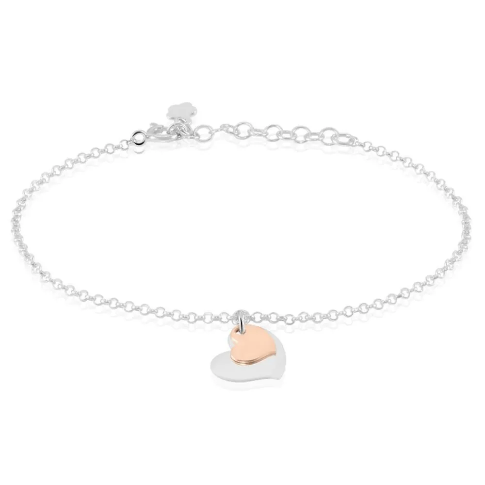 Marc Orian Bracelets|Bijoux Coeur > Bracelet Argent Bicolore Soio