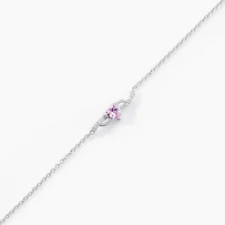 Bracelet Argent Blanc Avalon Oxyde De Zirconium
