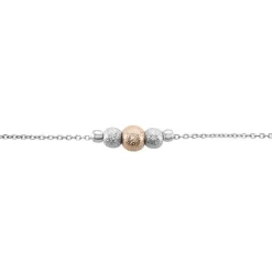 Marc Orian Bracelets|Bijoux Fantaisie > Bracelet Argent Blanc Bicolore Lemnos