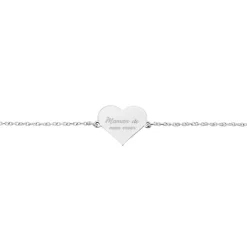 Marc Orian Bracelets|Bijoux Coeur > Bracelet Argent Blanc Francino