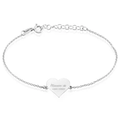 Marc Orian Bracelets|Bijoux Coeur > Bracelet Argent Blanc Francino