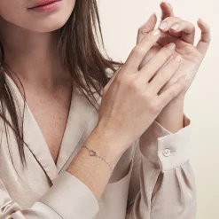 Marc Orian Bracelets|Bijoux Coeur > Bracelet Argent Blanc Hariane
