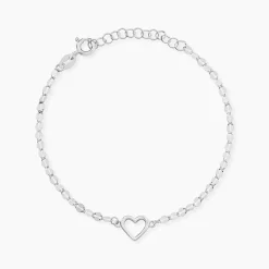 Marc Orian Bracelets|Bijoux Coeur > Bracelet Argent Blanc Hariane