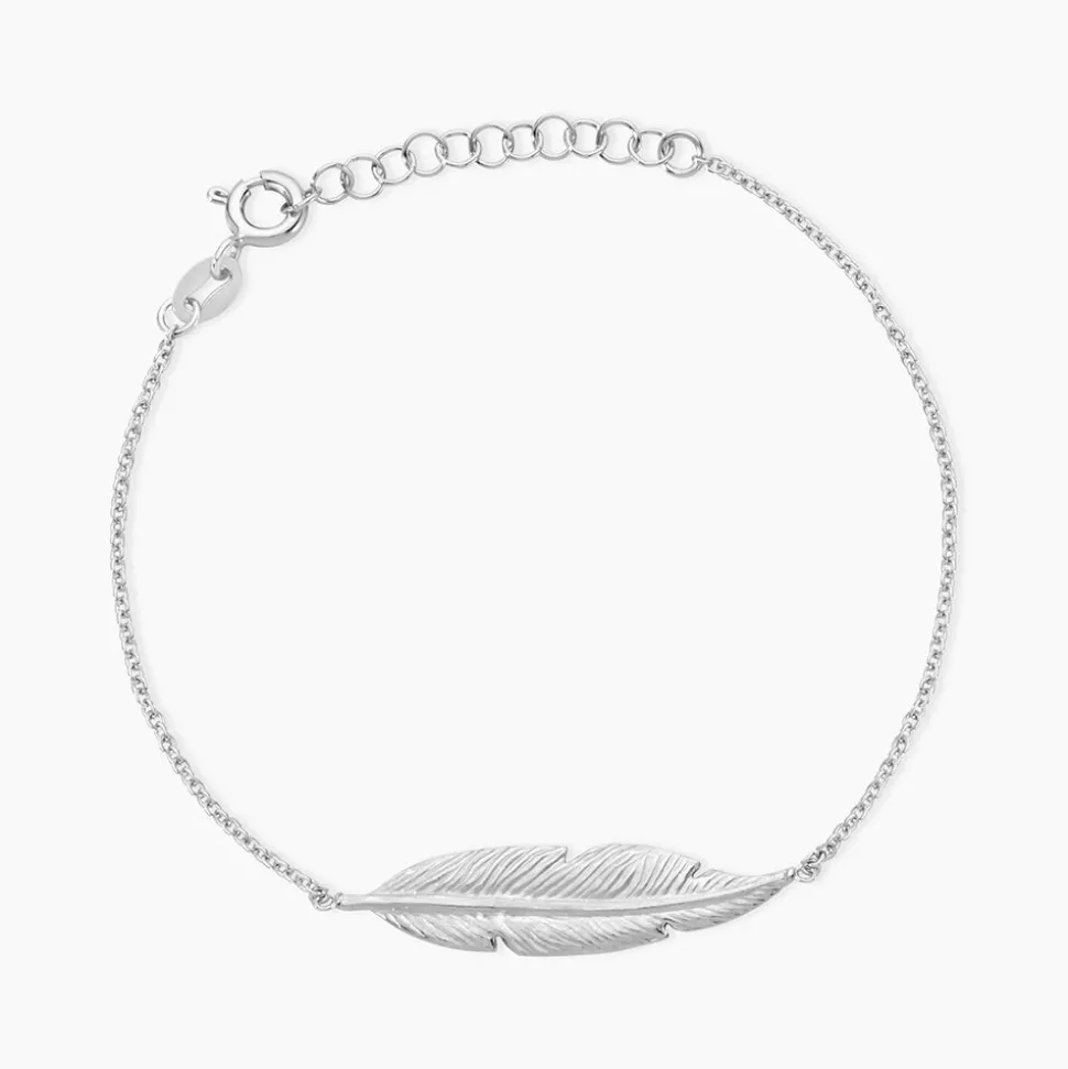 Bracelet Argent Blanc Irene