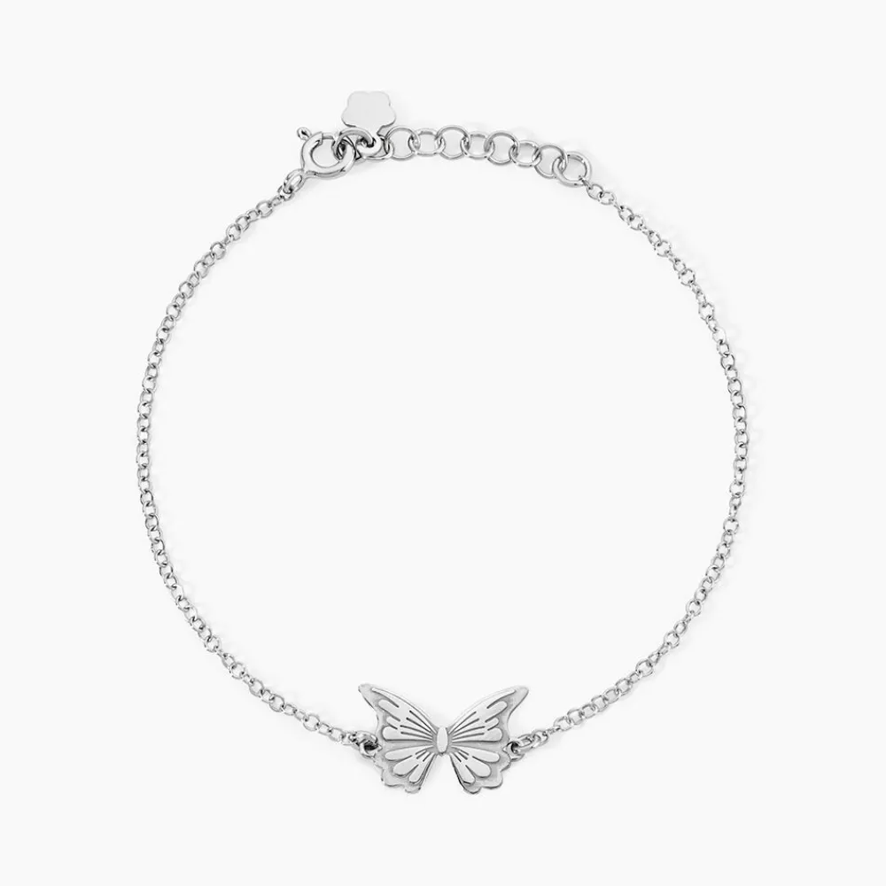 Marc Orian Bracelets|Bijoux Fantaisie > Bracelet Argent Blanc Liseron