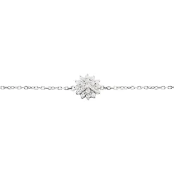 Bracelet Argent Blanc Maximille Oxydes De Zirconium