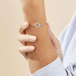 Marc Orian Bijoux Arbre De Vie|Bracelets Arbre De Vie > Bracelet Argent Blanc Vroon