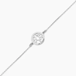 Marc Orian Bijoux Arbre De Vie|Bracelets Arbre De Vie > Bracelet Argent Blanc Vroon