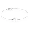 Bracelet Argent Blanc Waly