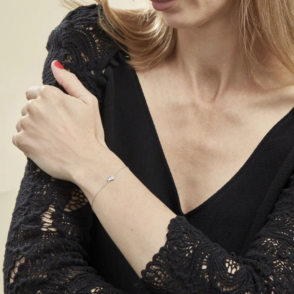 Marc Orian Bijoux Zirconium|Bracelets > Bracelet Argent Dounyo Oxydes De Zirconium