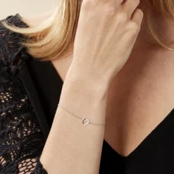 Marc Orian Bijoux Zirconium|Bracelets Chaînes > Bracelet Argent Saverio Oxydes De Zirconium