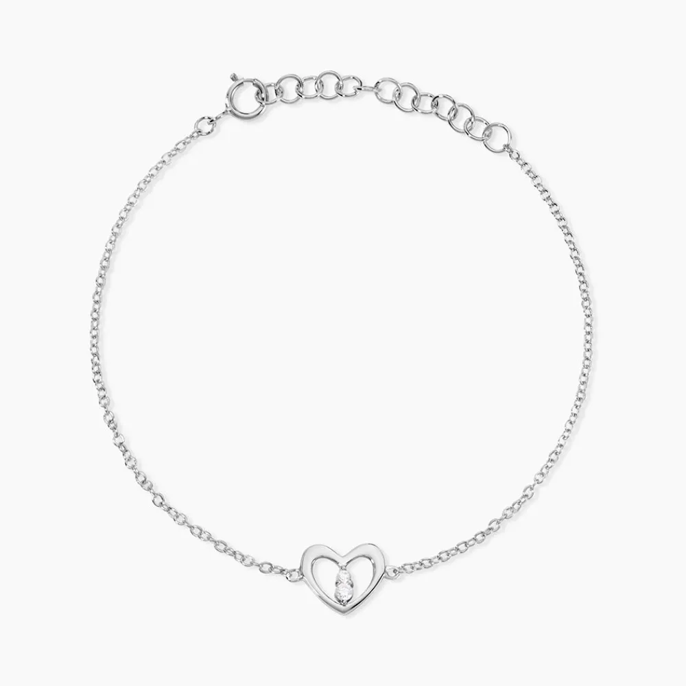 Marc Orian Bijoux Zirconium|Bracelets > Bracelet Argent Savin Oxydes De Zirconium
