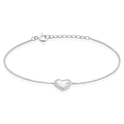 Bracelet Argent Vibien Oxydes De Zirconium