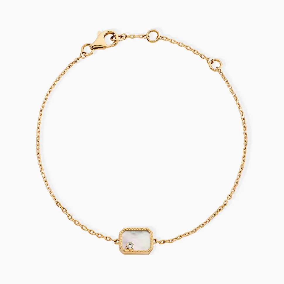 Bracelet Astria Plaqué Or Jaune Nacre