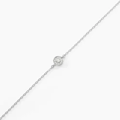 Bracelet Auxana Argent Blanc Oxyde De Zirconium