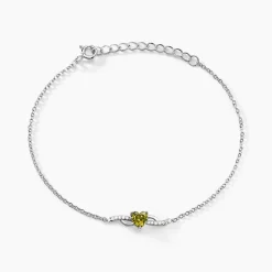 Bracelet Avalon Argent Blanc Oxyde De Zirconium