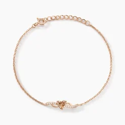 Bracelet Avalon Argent Rose Oxyde De Zirconium