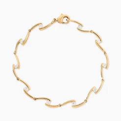 Bracelet Ayda Plaqué Or Jaune Oxyde De Zirconium